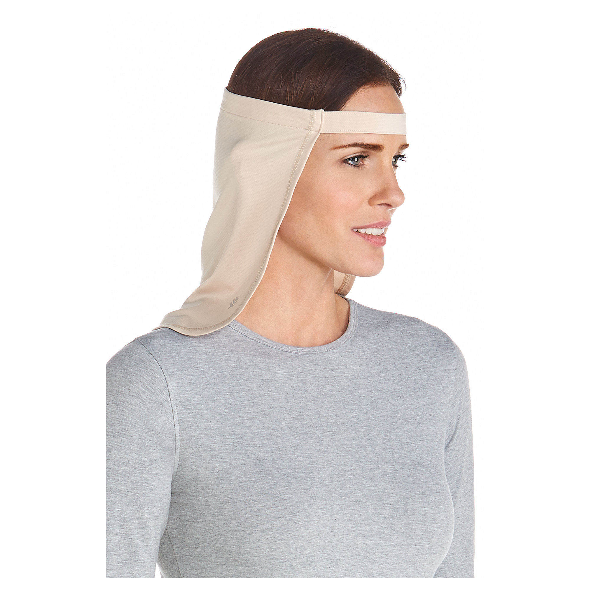 Coolibar - UV-Nackenschutz unisex - Beige